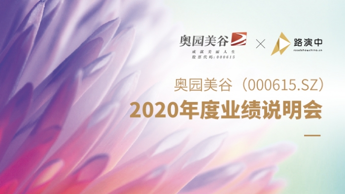 奥园美谷000615sz2020年度业绩说明会